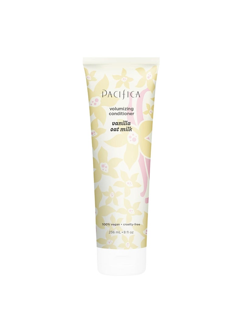 Pacifica Volumizing Hair Conditioner  Vanilla Oat Milk Hair Treatment  Adds Softness Bounce  Volume  for Straight  Fine Hair Clean Beauty Hair Care Vegan  CrueltyFree Dermatologist Tested