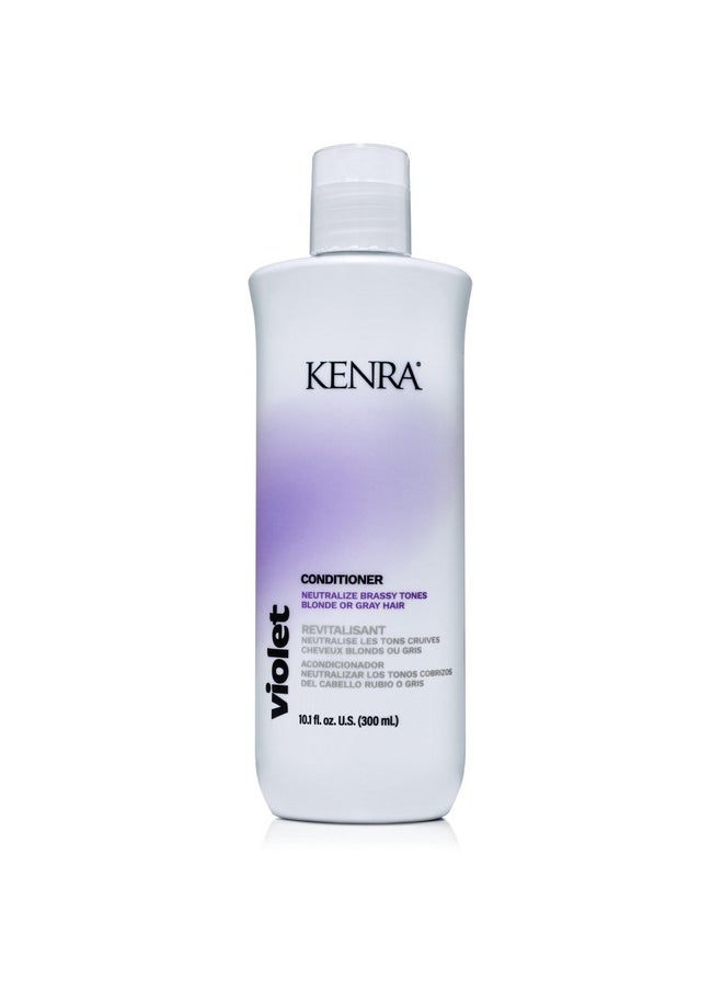 Kenra Violet Conditioner | Eliminates Brassy Tones | Purple Pigment + Deposit | Neutralizes Yellow | Moisturizes Processed Hair | Enhances Vibrancy of Blonde or Gray Hair | Color Safe