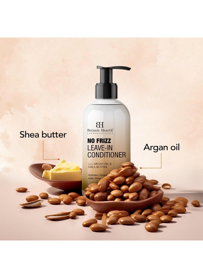 Botanic Hearth Leave in Conditioner for Curly, Frizzy, Dry, Damaged Hair | Detangling Conditioner With Shea Butter, Argan Oil & Allantoin | Smooth Flyaways & Add Shine | For All Hair Types | 8 oz