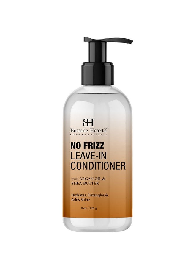 Botanic Hearth Leave in Conditioner for Curly, Frizzy, Dry, Damaged Hair | Detangling Conditioner With Shea Butter, Argan Oil & Allantoin | Smooth Flyaways & Add Shine | For All Hair Types | 8 oz