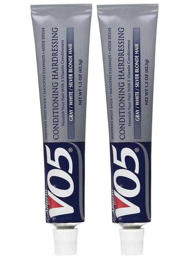 Vo5 Conditioning Hairdress Gray/White/Silver 1.5 Ounce Tube (44ml) (2 Pack)