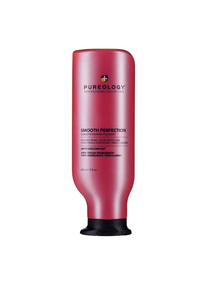 Pureology Smooth Perfection Conditioner | For Frizzy, Color-Treated Hair | Detangles & Controls Frizz | Sulfate-Free | Vegan | Updated Packaging | 9 Fl. Oz. |