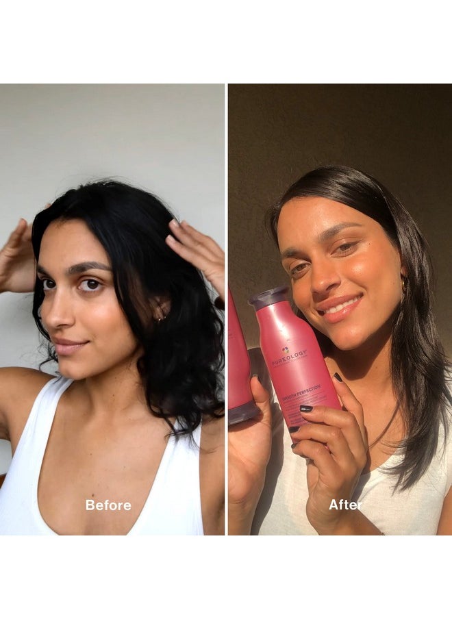 Pureology Smooth Perfection Conditioner | For Frizzy, Color-Treated Hair | Detangles & Controls Frizz | Sulfate-Free | Vegan | Updated Packaging | 9 Fl. Oz. |