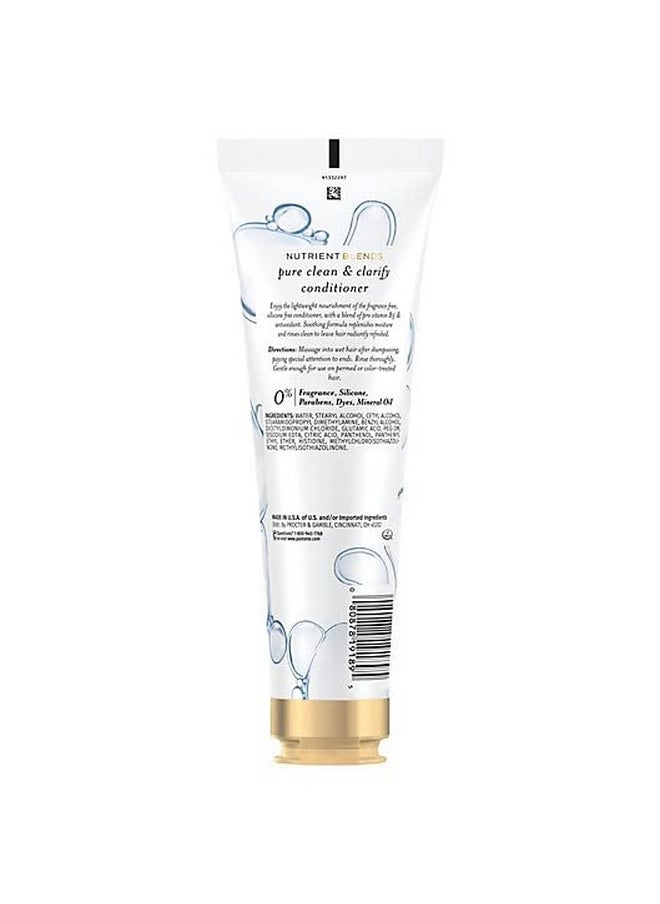 Pantene Pro-V Nutrient Blends Pure Clean & Clarify Conditioner, Silicone and Fragrance Free, 8 fl oz