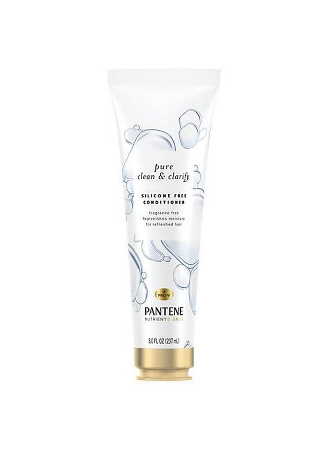 Pantene Pro-V Nutrient Blends Pure Clean & Clarify Conditioner, Silicone and Fragrance Free, 8 fl oz