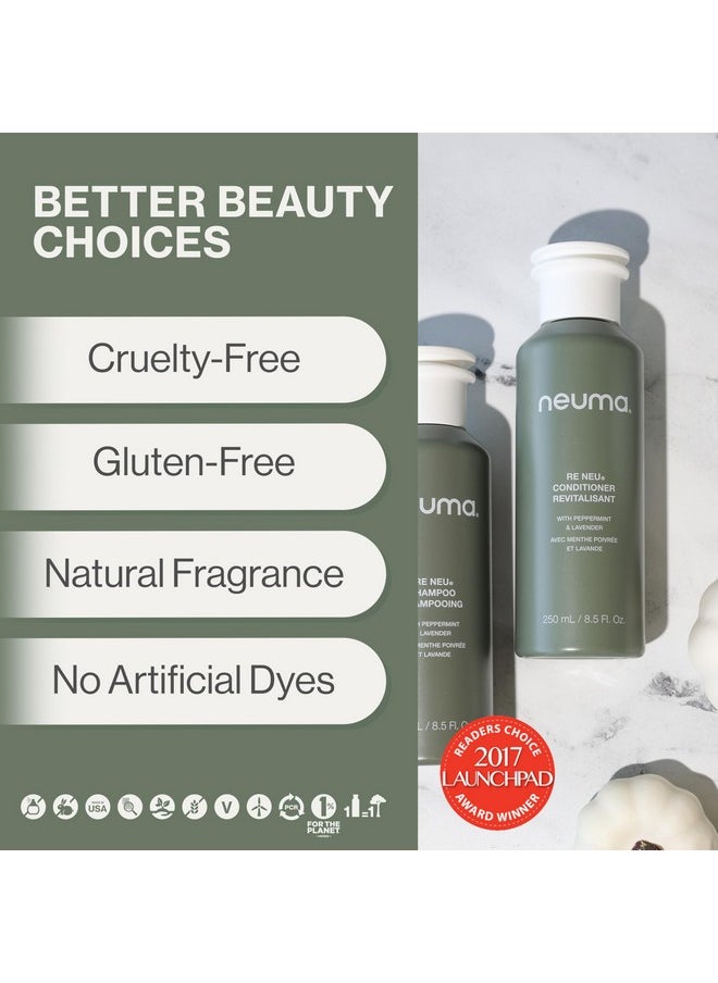 NEUMA Re Neu Conditioner 8.5 Fl. Oz. Revitalizing Conditioner Sulfate Free Paraben Free, Peppermint & Vanilla Scent