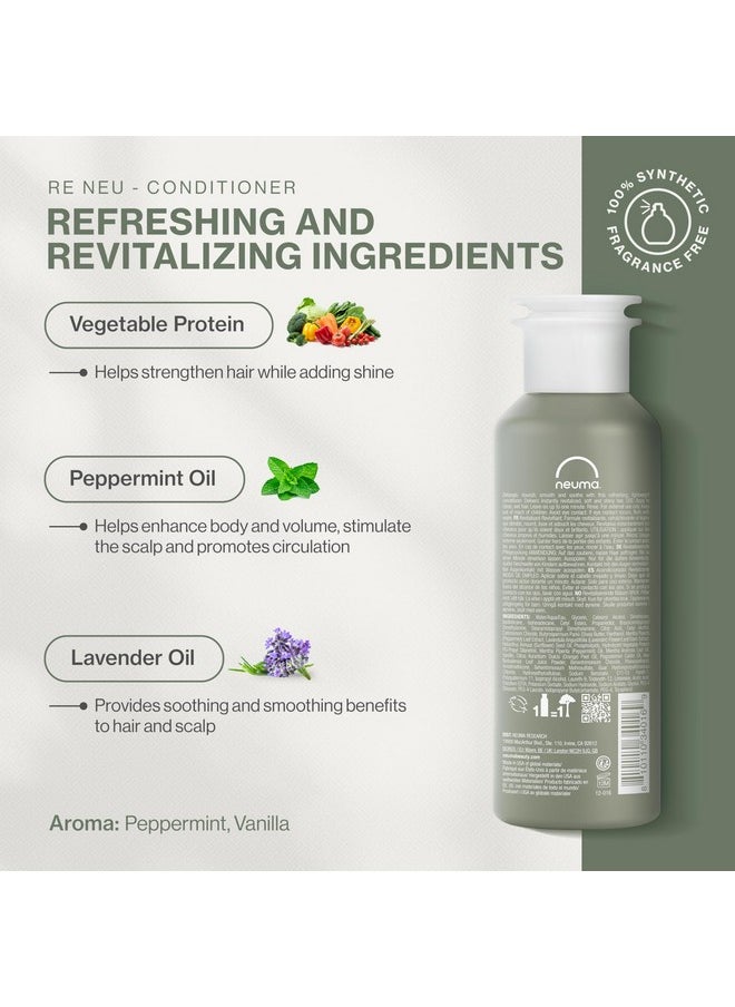 NEUMA Re Neu Conditioner 8.5 Fl. Oz. Revitalizing Conditioner Sulfate Free Paraben Free, Peppermint & Vanilla Scent