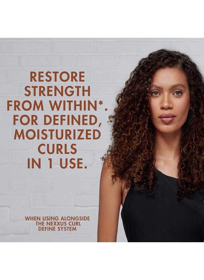 Nexxus Curl Define Leave-in Conditioner for Curly Hair with ProteinFusion Curl Conditioner for Moisturizing Curls 8 oz