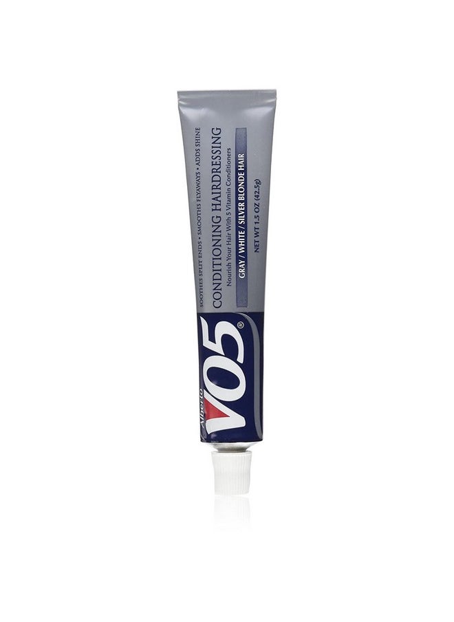 Alberto VO5 Conditioning Hairdressing for Gray/White/Silver Blonde Hair, 1.5-Ounce Tubes (Pack of 6)