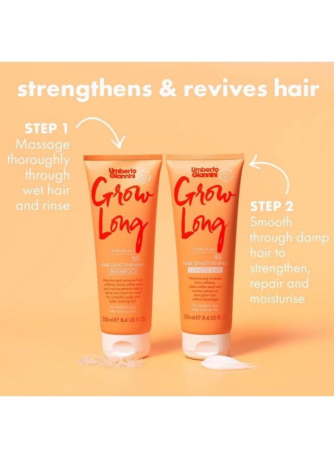 Umberto Giannini Grow Long Hair Lengthening Conditioner | For Healthier & Fuller Looking Hair | Vegan & Cruelty Free - 250 ml (Pack of 1)