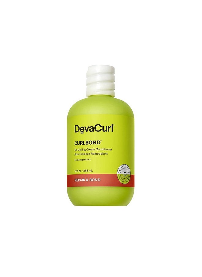 DevaCurl CurlBond Re-Coiling Cream Conditioner, Cozy Getaway, 12 fl. oz.