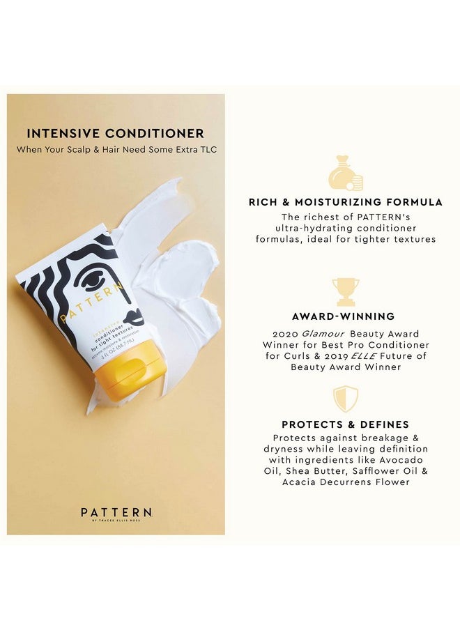 PATTERN Beauty by Tracee Ellis Ross Intensive Conditioner for Tight Textures Extreme Moisture and Restoration Curl Conditioner for Curly & Coily Hair Shea Butter, Avocado Oil & Vitamin E
