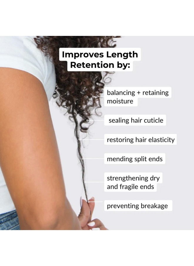 Love Ur Curls Split End Mender Restorative Leave in Treatment, for Dry, Damaged Hair, Hydration, Reduce Breakage & Seals Split Ends, 50mL