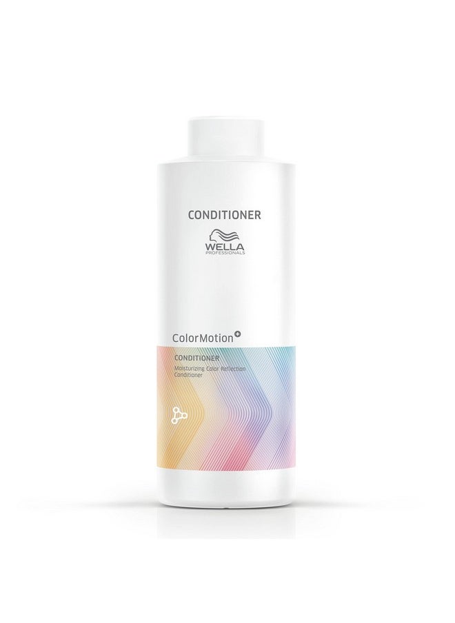 Wella Professionals ColorMotion+| Color Protection Conditioner For Colored Hair| Preserves Smoothness and Shine While Strengthening Hair| 33.8 Fl Oz