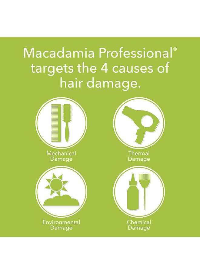 Macadamia Professional Hair Care Sulfate & Paraben Free Natural Organic Cruelty-Free Vegan Hair Products Nourishing Repair Hair Conditioner, 33.8 oz, Green