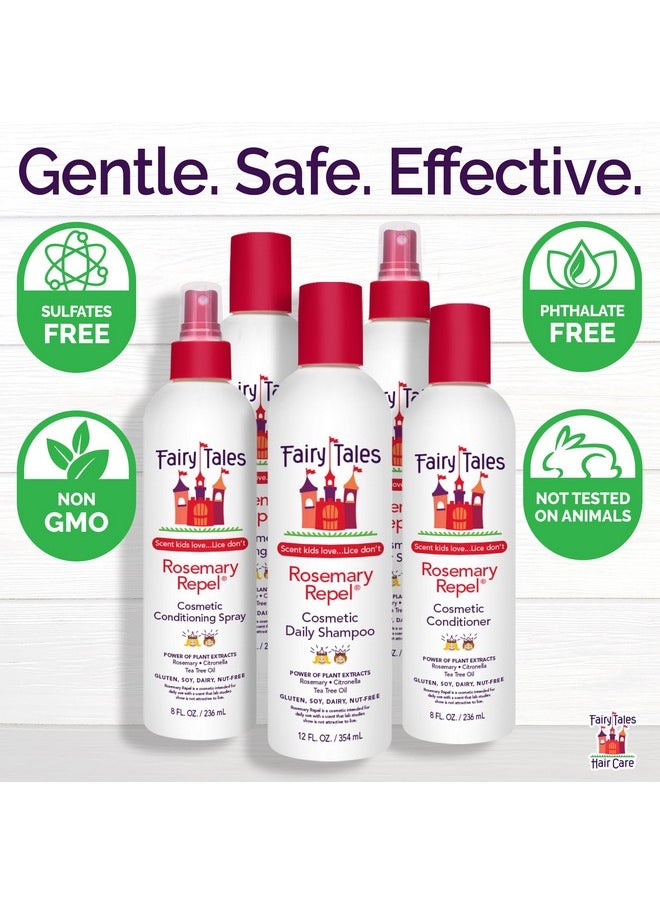 Fairy Tales Rosemary Repel Daily Kids Conditioner- Kids Like the Smell, Lice Do Not, 32 fl oz. (Pack of 1)
