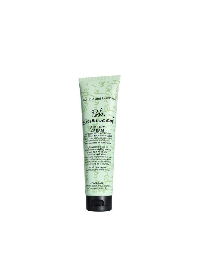 Bumble and bumble. Seaweed Nourishing Air Dry Styling Cream | Leave-In Conditioner | Hydrating, Anti Frizz, Soft Hold, Color Safe | Curly, Wavy, Straight, 5 Fl Oz