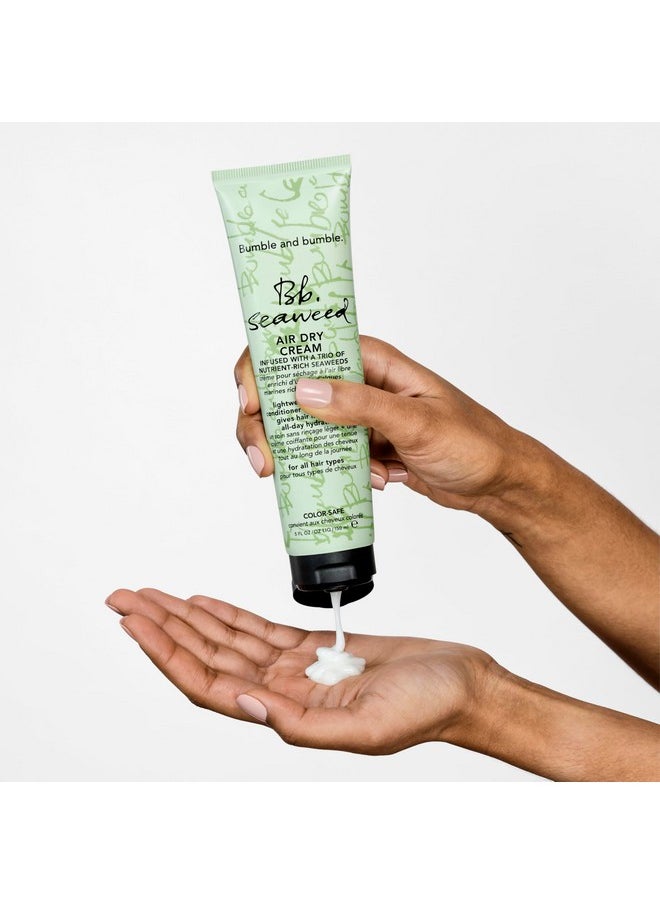 Bumble and bumble. Seaweed Nourishing Air Dry Styling Cream | Leave-In Conditioner | Hydrating, Anti Frizz, Soft Hold, Color Safe | Curly, Wavy, Straight, 5 Fl Oz