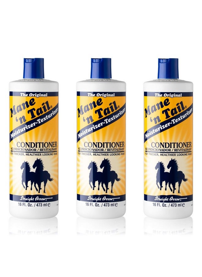 Mane 'n Tail Original Formula For Thicker Fuller Hair 16 oz (3 Pack Conditioner)