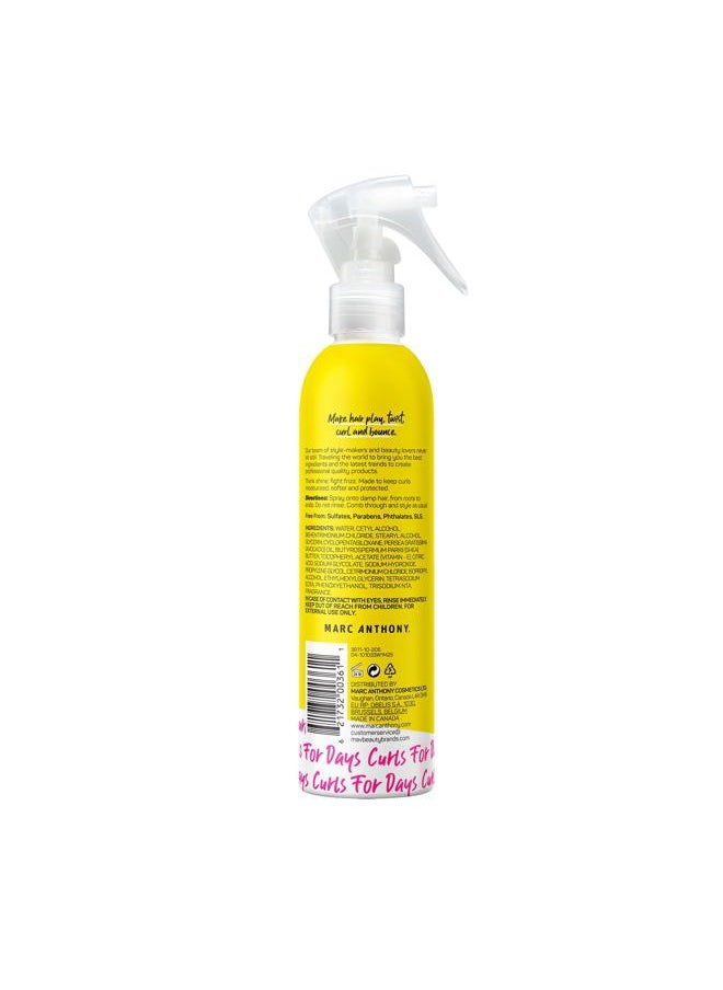 Leave-In Conditioner, Strictly Curls - Shea Butter, Vitamin E & Avocado Oil Softens & Defines Coarse Curls - Sulfate-Free Anti-Frizz Styling Product For Curly, & Wavy Hair
