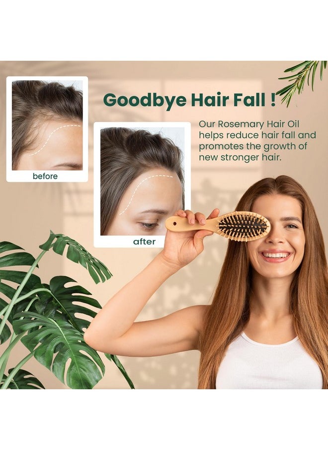 Natural Riches 100% Pure Premium Rosemary Oil For Hair Growth With Mint and Biotin Hair Strengthening Treatment | Nourishing & Volumizing | With Jojoba Oil & Castor Oil | Non GMO Verified 8 Fl oz.