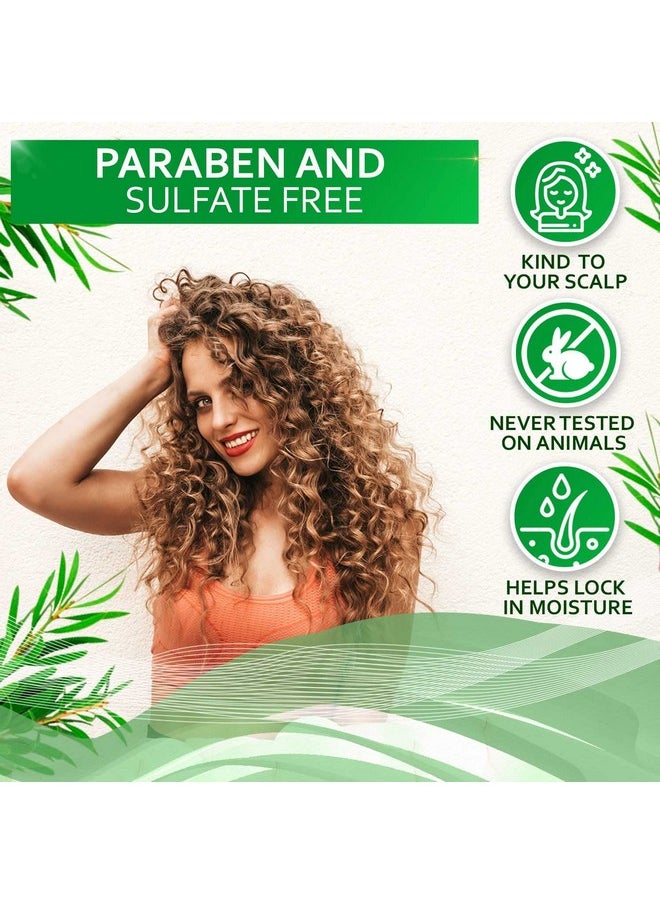 Tea Tree Oil Hair Serum - Moisturizer Treatment for Fighting Dandruff and Repair Dry, Damaged Hair and Itchy Scalp - Care and Styling Products for Women and Men - With Anti Frizz Keratin for Shine