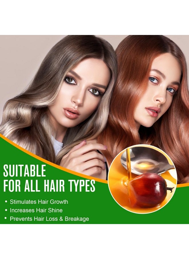 Batana Oil for Hair Growth, Pure Organic Natural and Cold Pressed Hair Oil for Hydrating & Repairing Dry, Damaged Hair Skin Care, Face, Body