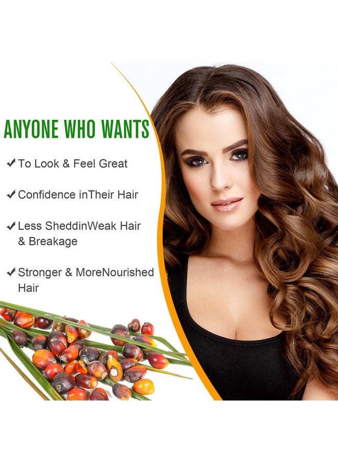 Batana Oil for Hair Growth, Pure Organic Natural and Cold Pressed Hair Oil for Hydrating & Repairing Dry, Damaged Hair Skin Care, Face, Body