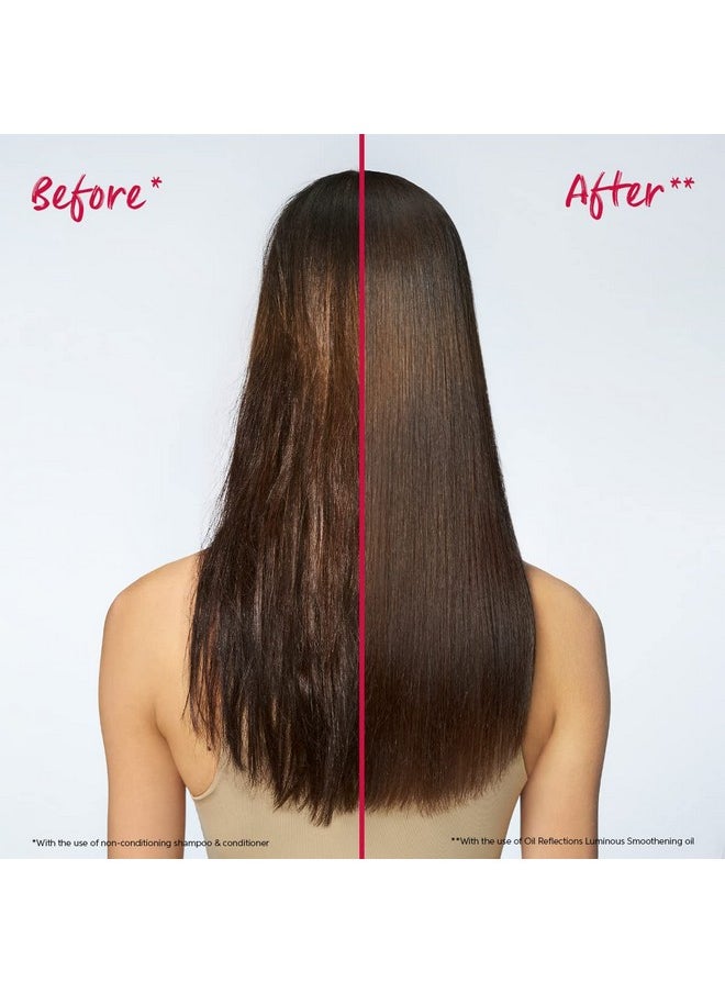 Wella Professionals Oil Reflections Luminous Smoothening Hair Oil| Luxury Hair Oil| For All Hair Types| 3.38 Fl Oz