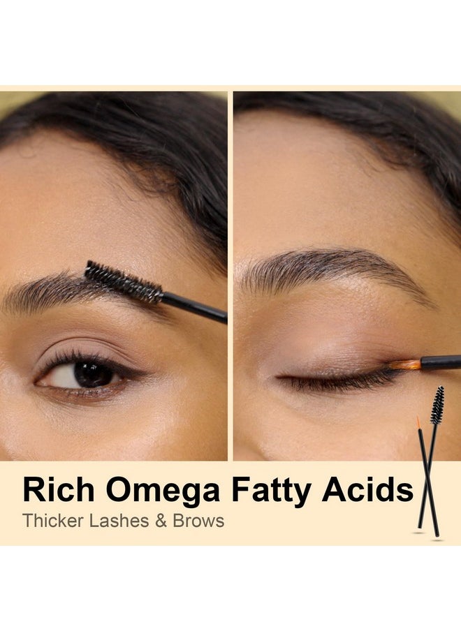 Yoken Castor Oil Organic USDA Certified 4oz Glass Bottle - 100% Pure, Cold Pressed, Hexane Free, Virgin Caster Oils for Face, Eyelash, Eyebrow, Hair - with Lash Starter Kit & Empty Roller Ball Bottle