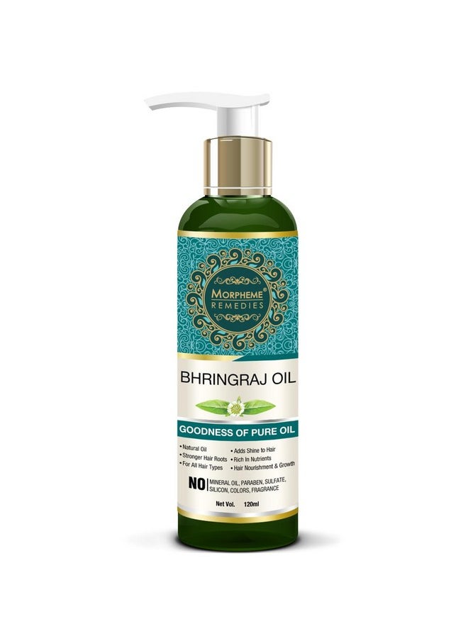 Morpheme Remedies Pure Bhringraj Oil (No Mineral Oil), 120ml