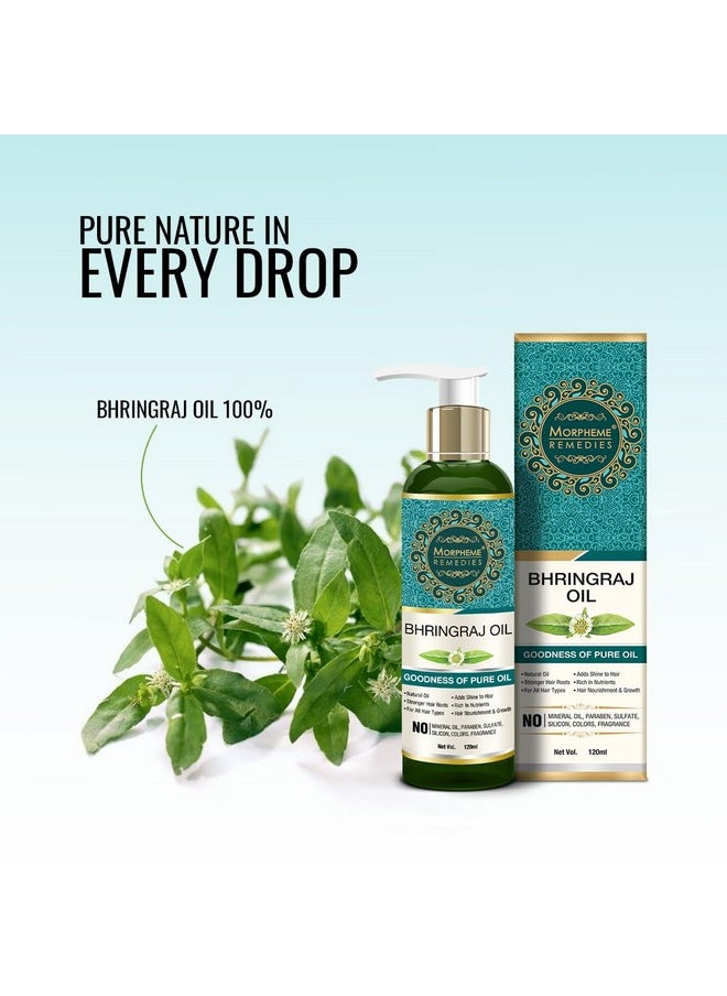 Morpheme Remedies Pure Bhringraj Oil (No Mineral Oil), 120ml