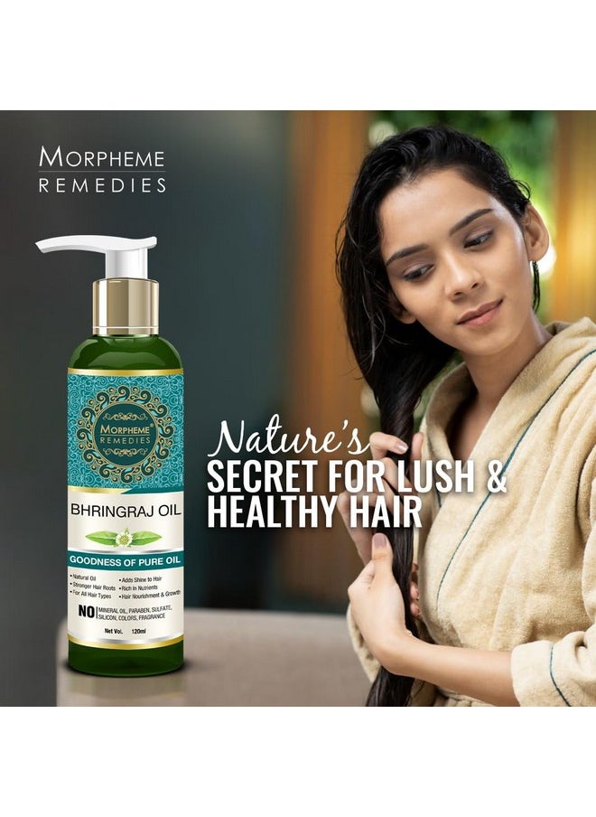 Morpheme Remedies Pure Bhringraj Oil (No Mineral Oil), 120ml