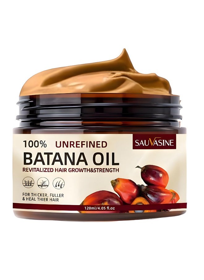 Generic Batana Oil for Hair Growth,100 Percent Natural, Pure, Unrefined, Repair Damaged Hair, Prevent Hair Loss & Boost Thickness for Men & Women, 4.05 Ounce.