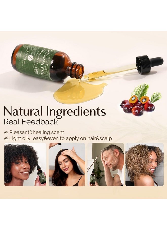 YANIBEST Batana Oil Boost Hair Volume Enhance Hair Density Scalp Nourishing Relieves Dry, Itchy, Improve Scalp Health