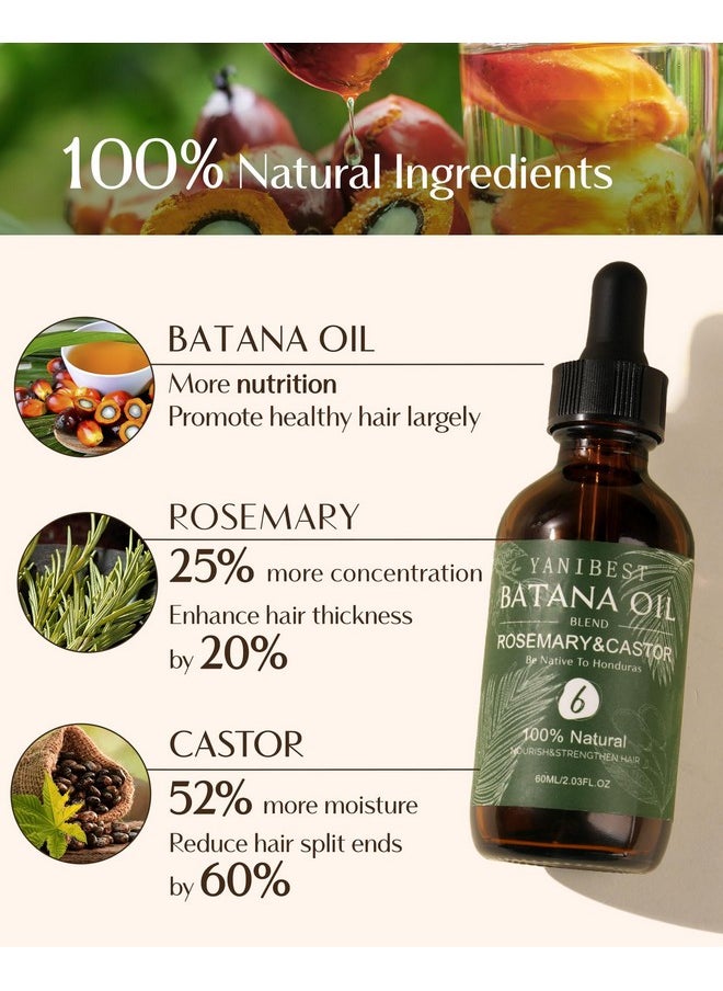 YANIBEST Batana Oil Boost Hair Volume Enhance Hair Density Scalp Nourishing Relieves Dry, Itchy, Improve Scalp Health