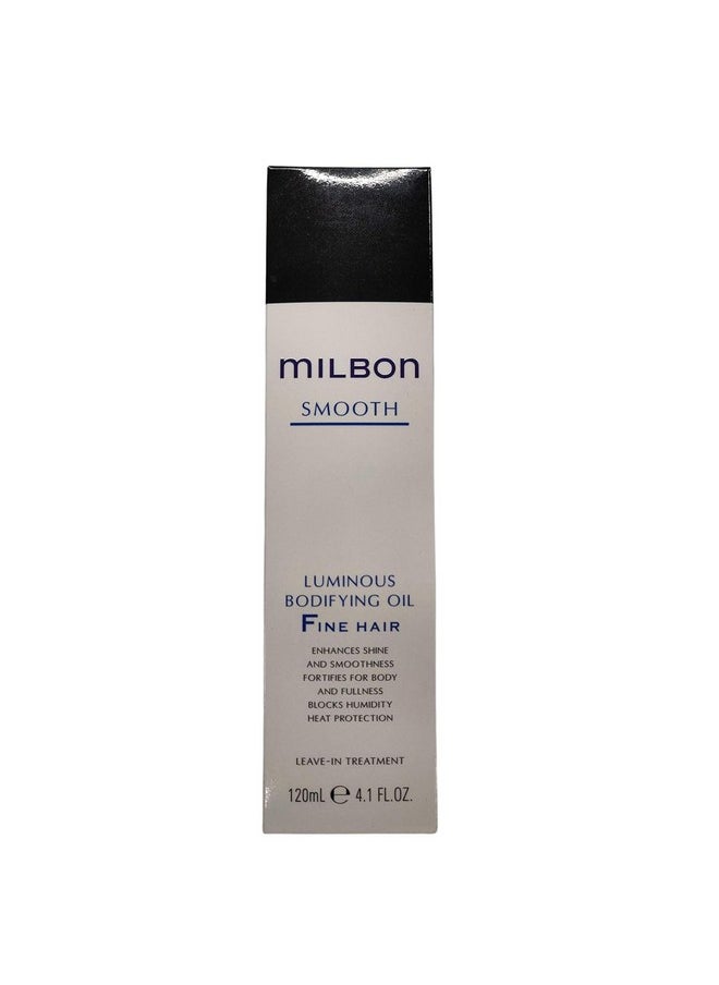 Milbon Smooth Luminous Bodifying Oil Fine Hair 4.1oz
