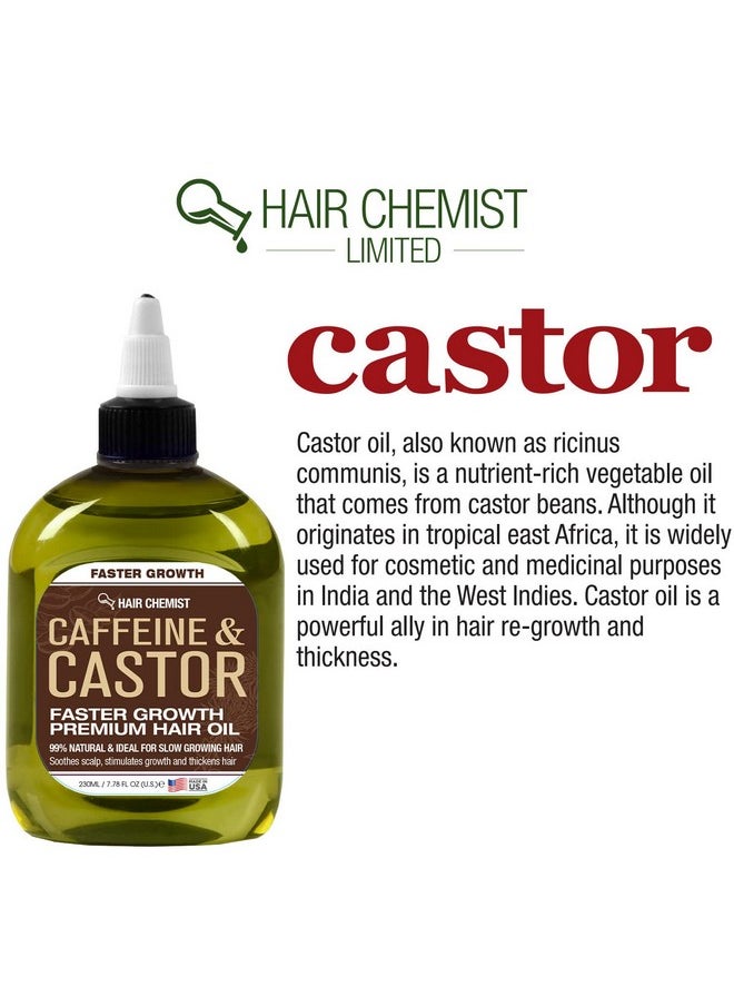 Hair Chemist, Oil, 7.1 oz - Caffeine and Castor Faster Growth Hair Oil for Unisex Adult