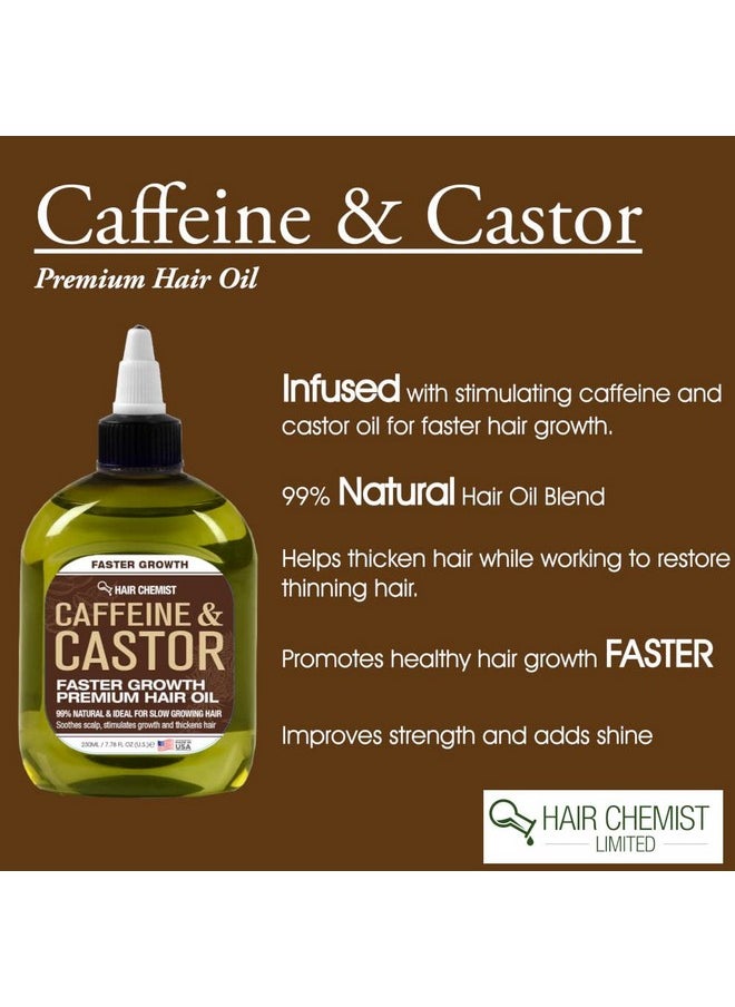 Hair Chemist, Oil, 7.1 oz - Caffeine and Castor Faster Growth Hair Oil for Unisex Adult