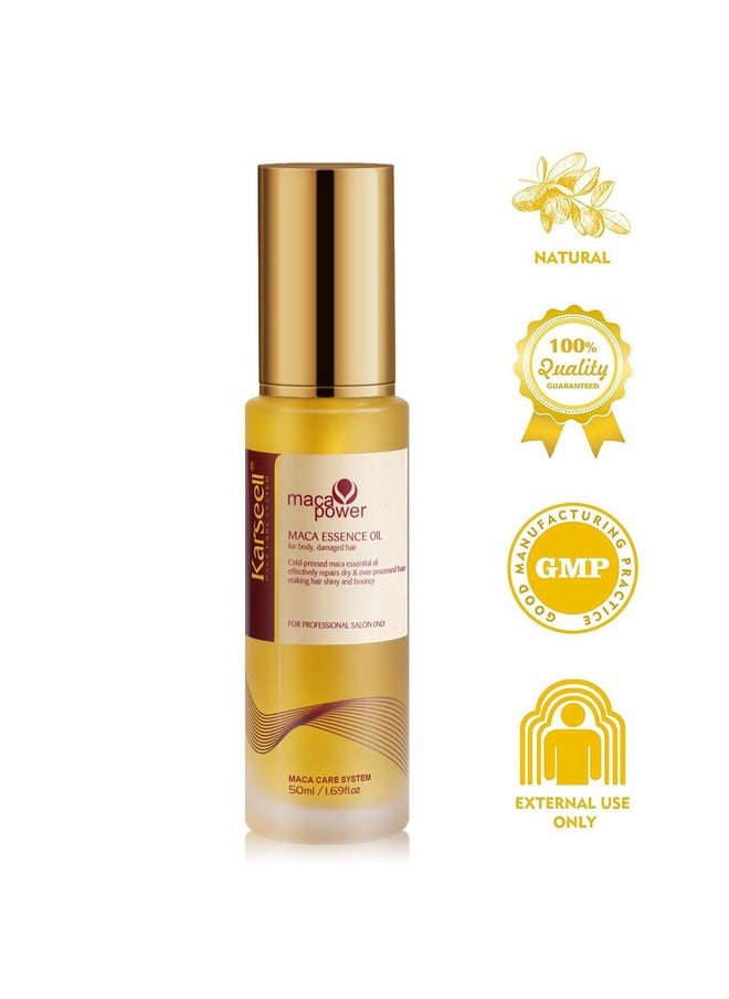 Karseell Moroccan Argan Oil for Hair Healing Cold Pressed Weightless Argan Oil Hair Serum for Dry Damaged Hair 50ml