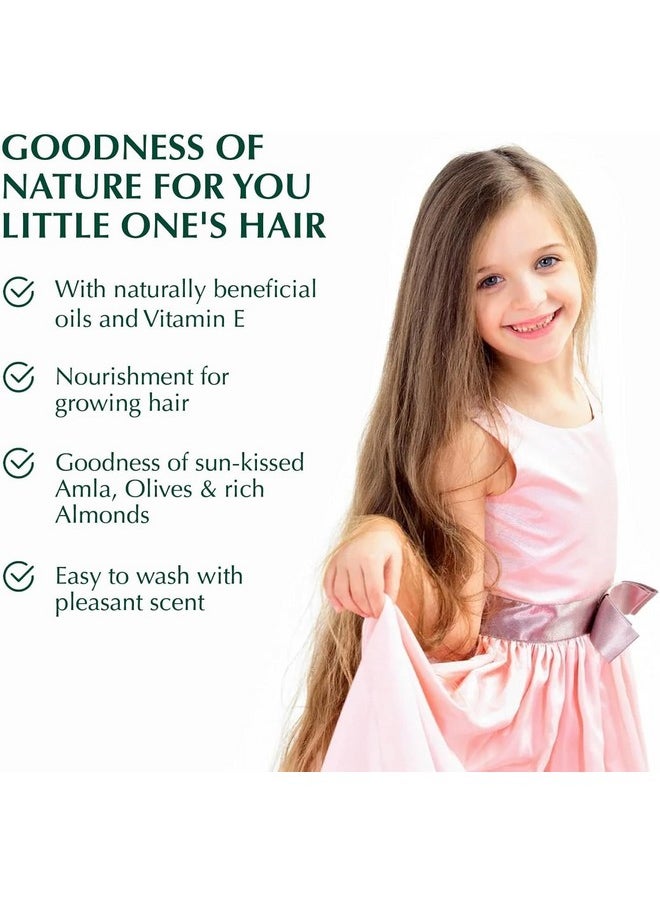 Dabur Amla Hair Oil - Natural Formula for Kids' Long, Strong, and Healthy Hair - Enriched with Olive and Almond - 200 ML Pack of 1