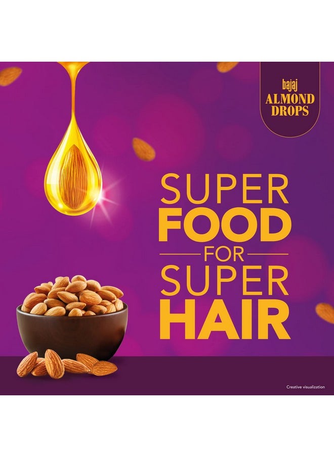 Almond Drops Hair Oil, 650Ml, Hair Oil, 6X Vitamin E, Almond Oil, Light And Non-Sticky, Hair Fall Control