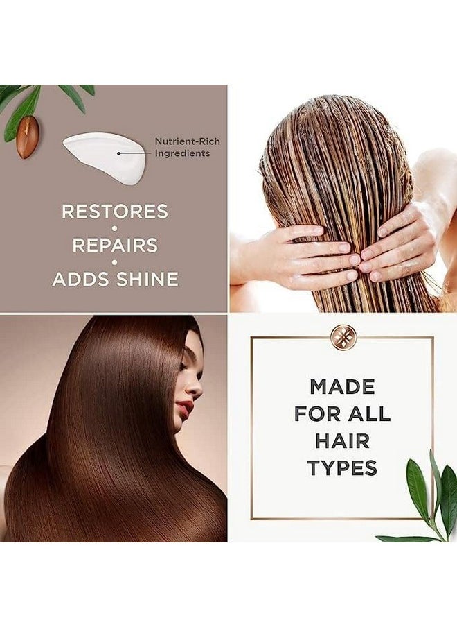 Argan Magic Restorative Hair Mask - Protein Rich Conditioning Hair Mask that Hydrates, Restores And Repairs Damaged Hair | Made in USA, Paraben Free, Cruelty Free (12 oz)
