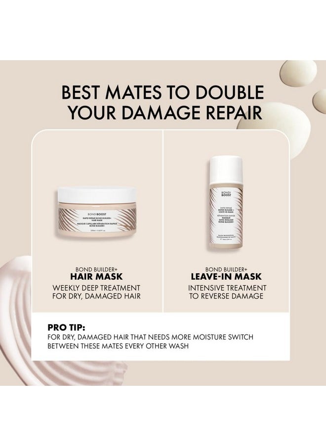 BONDIBOOST Rapid Repair Bond Builder + Hair Mask for Damaged Hair 8.45 Fl Oz - Deep Conditioning Treatment, Restores Strength & Shine
