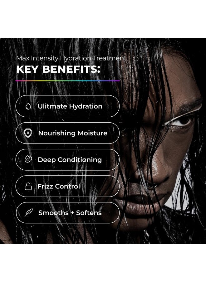 XMONDO Hair Hydrify Max Intensity Hydration Treatment | Designed with Signature 6 Blend Oil Blend Formula, Hyaluronic Acid & Shea Butter to Hydrate and Retain Moisture in Hair Molecules, 8 Fl Oz