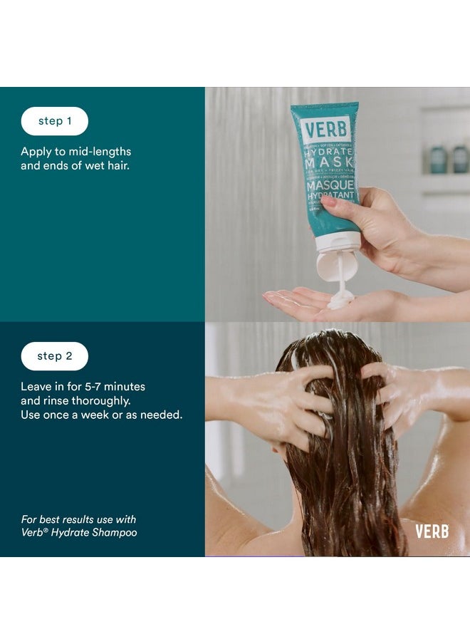 VERB® Hydrate Mask Intense Hydration to Nourish Dry and Frizzy Hair, 6.8 oz