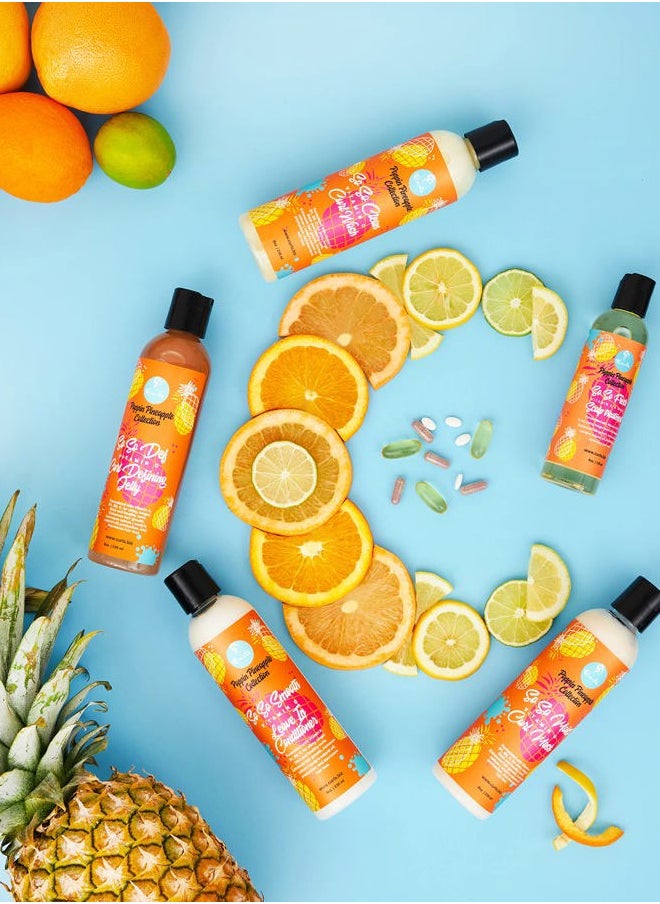 CURLS Poppin Pineapple So So Moist Vitamin C Curl Mask - For All Curl Types - Thickens Hair, Prevents Breakage, and Reduces Hair Loss - Conditions and Moisturizes - 8 Ounces
