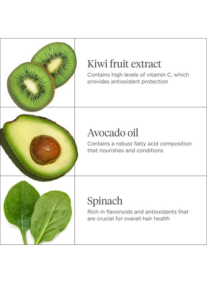 Briogeo Superfoods Avocado + Kiwi Mega Moisture Mask, Protein-Free, Deep Hydration, Enhance Shine, Moisturizing Mask for Dry Hair, Lock In Moisture, Vegan, Cruelty-Free, 2 fl oz