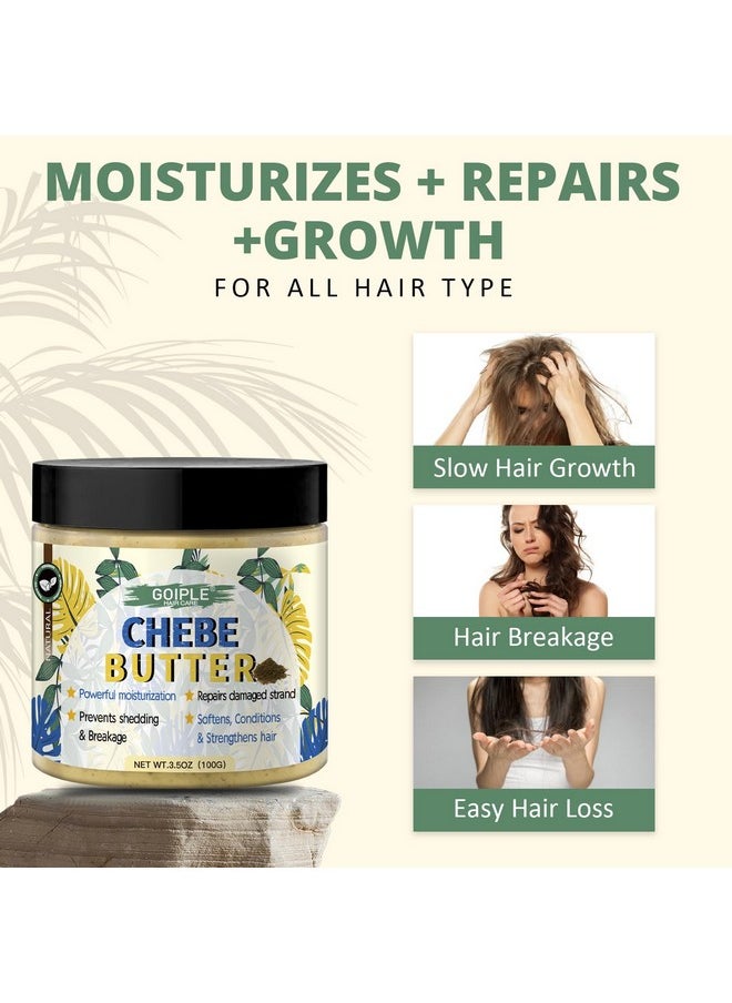 Natural Chebe Hair Oil for Hair Growth Chebe Oil Moisturizer for Scalp, African Chebe Powder for Hair Growth Stronger, Thicker, Longer Hair, 10 in 1 Chebe Hair Growth Oil Braid Bonnet for Sleeping