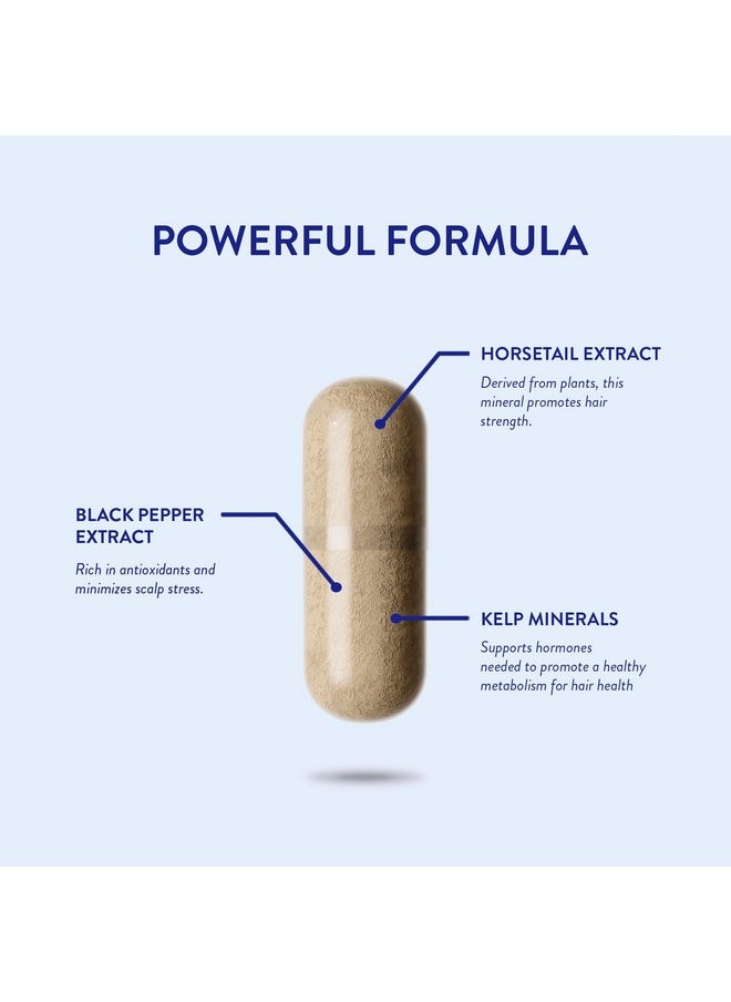Routine Wellness Advanced Hair Growth Supplement - Vitamins to Grow Thicker, Fuller Hair with Volume, Vegetarian and Gluten Free, Ideal for Women & Men with Thinning Hair - 1 Bottle, 30 Day Supply